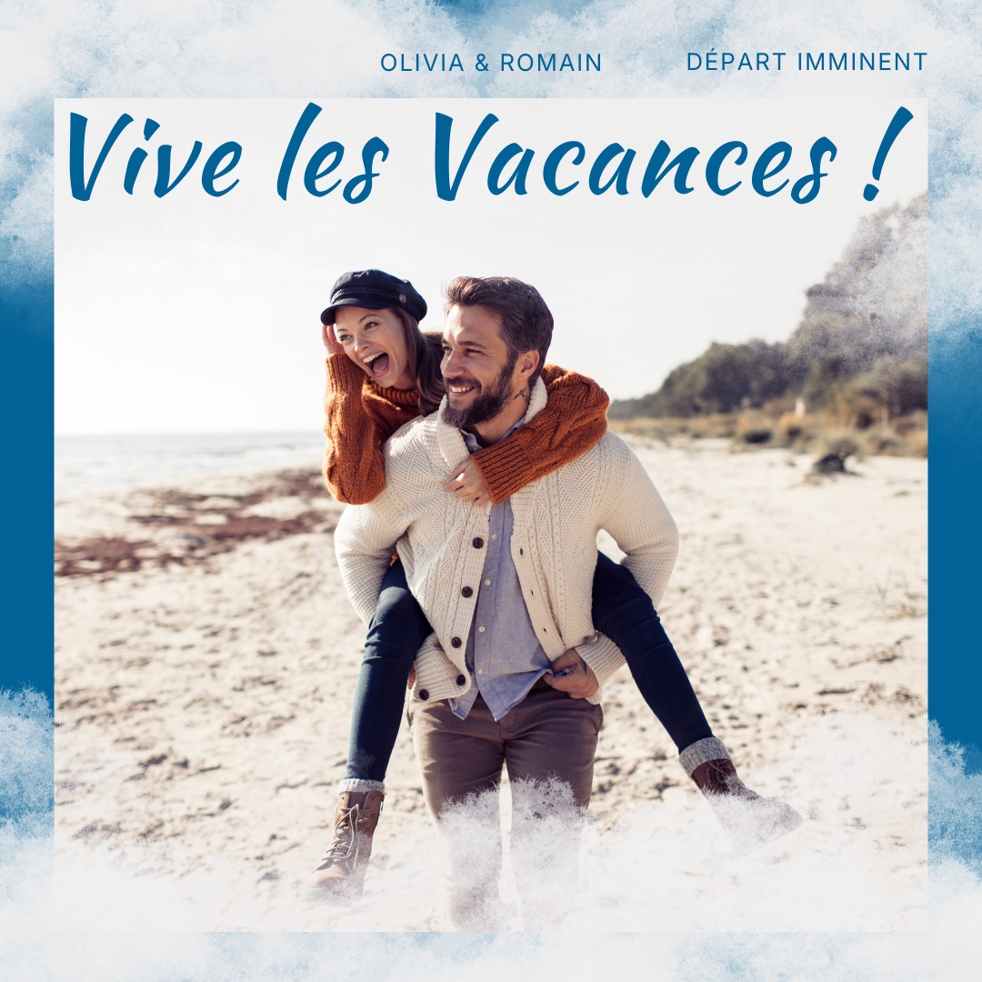 Couple sur la plage profite de son voyage sur mesure organisé par son Travel Planner Stéphane Jalet