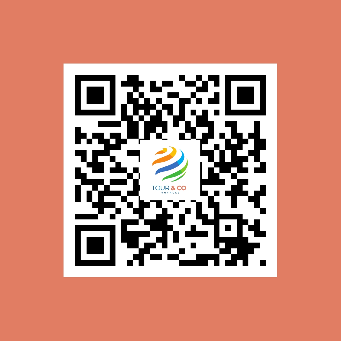 Découvrez l'univers Tour & Co en flashant le QR-code